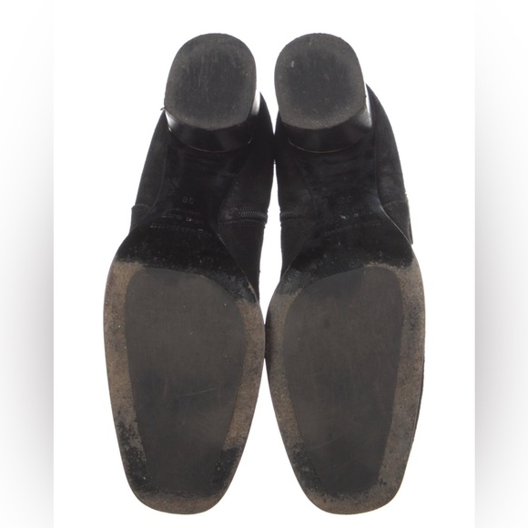 KIRKWOOD Black Suede Ankle Boots w/ Zip US7.5 - Picture 5 of 5